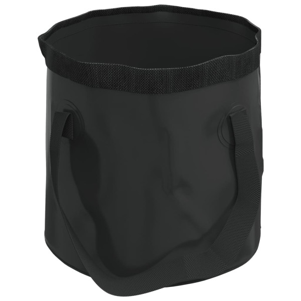 Baldes dobráveis 2 pcs 20 L PVC preto M 5
