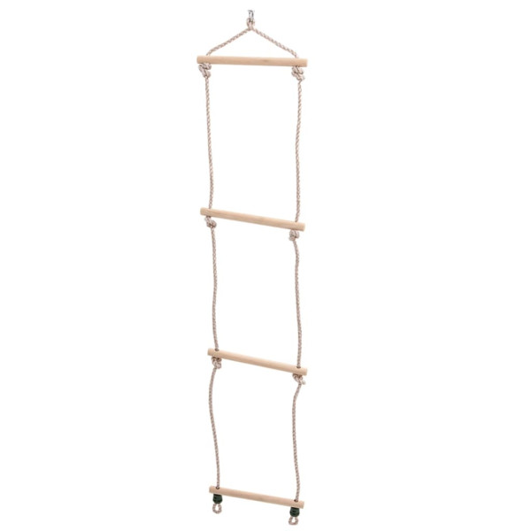 Assento de baloiço com escada de corda polietileno azul M 5