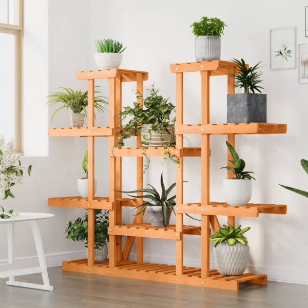 Suporte de plantas 110x25x110.5 cm madeira de abeto maciça M 3