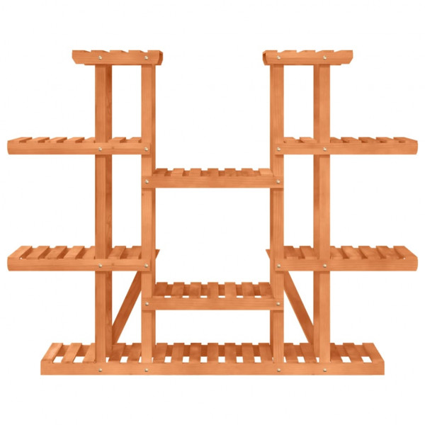 Soporte para flores de madera maciza abeto 110x25x110.5 cm M 4