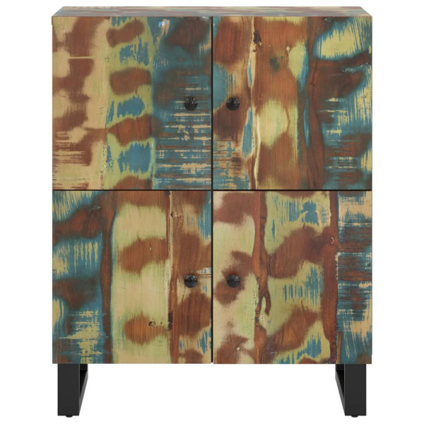 Aparador c/ 4 portas 60x33x75 cm madeira recuperada maciça M 3