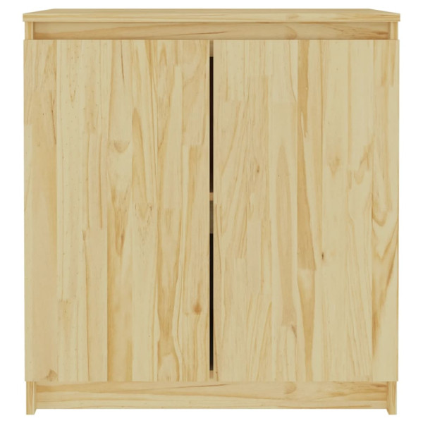 Armario auxiliar de madera maciza de pino 60x36x65 cm M 5