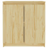 Armario auxiliar de madera maciza de pino 60x36x65 cm 5