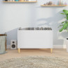 Mueble para discos madera contrachapada blanco 74.5x38x48 cm 3