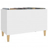 Mueble para discos madera contrachapada blanco 74.5x38x48 cm 4