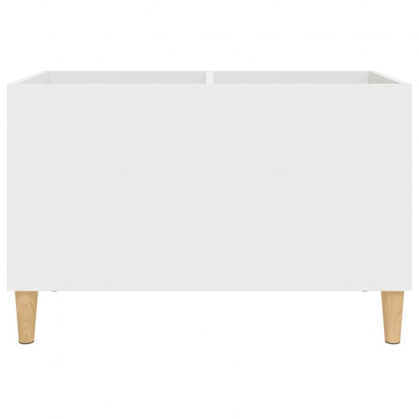 Armário para discos 74.5x38x48 cm derivados de madeira branco M 5