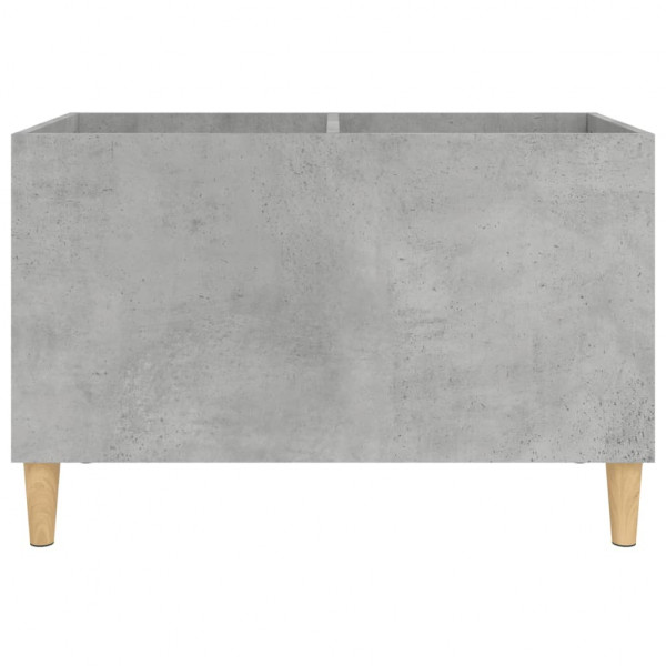 Mueble discos madera contrachapada gris hormigón 74.5x38x48 cm M 5