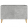 Mueble discos madera contrachapada gris hormigón 74.5x38x48 cm 5