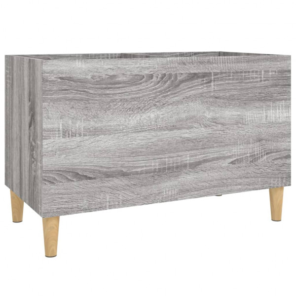 Mueble discos madera contrachapada gris sonoma 74.5x38x48 cm M 2