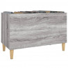 Mueble discos madera contrachapada gris sonoma 74.5x38x48 cm 4