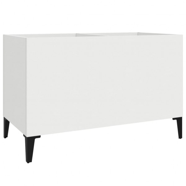 Armário para discos 74.5x38x48 cm derivados de madeira branco M 2