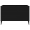 Mueble para discos madera contrachapada negro 74.5x38x48 cm 5