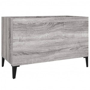 Mueble discos madera contrachapada gris sonoma 74.5x38x48 cm H