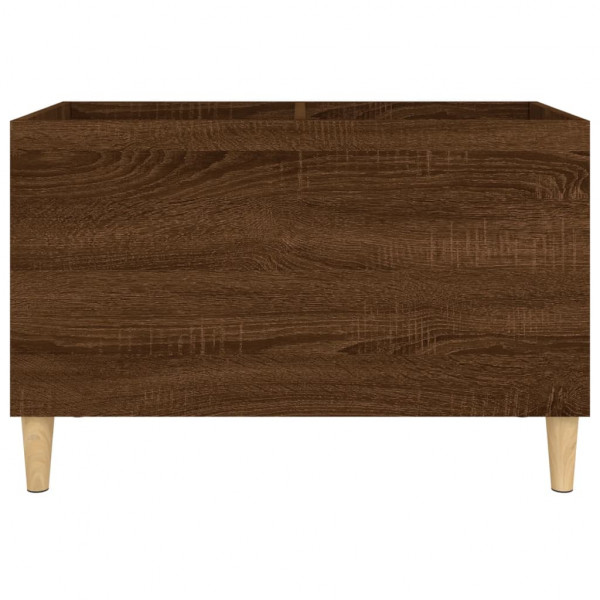 Mueble discos madera contrachapada roble marrón 74.5x38x48 cm M 5