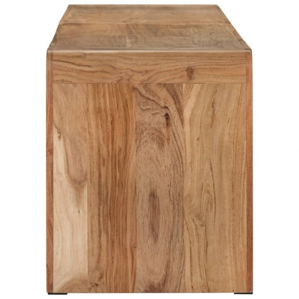 Banco de madera maciza de acacia 160x38x45 cm M 3