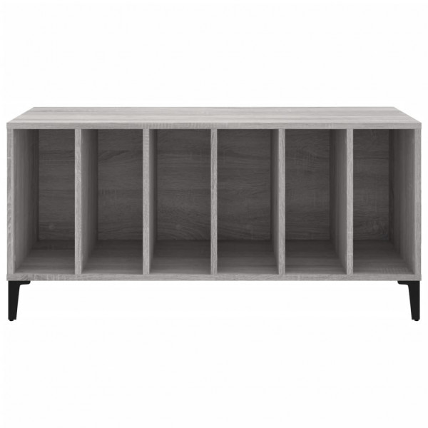 Mueble para discos madera contrachapada gris Sonoma 100x38x48cm M 5