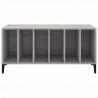 Mueble para discos madera contrachapada gris Sonoma 100x38x48cm 5
