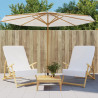 Toalhas de praia 2 pcs 60x135 cm tecido 400 GSM branco 1