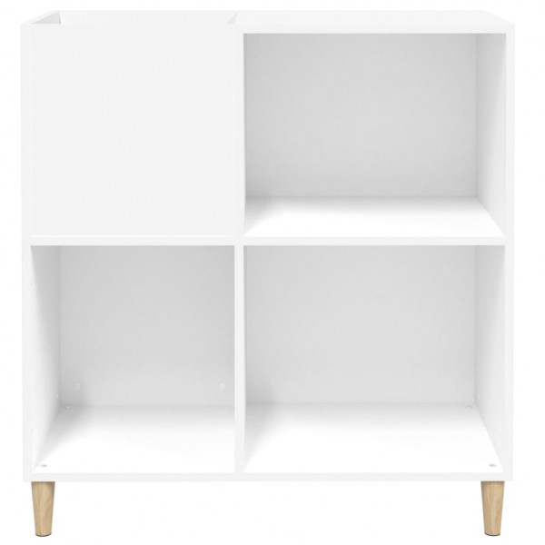 Armário para discos 84.5x38x89 cm derivados de madeira branco M 5
