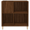 Mueble discos madera contrachapada roble marrón 84.5x38x89 cm 5