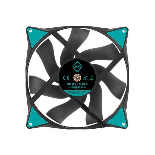 VENTILADOR 140X140 ICEBERG-THERMAL ICEGALE XTRA BLACK M 3