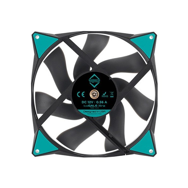 VENTILADOR 140X140 ICEBERG-THERMAL ICEGALE ARGB PRETO 2P M 4