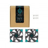 VENTILADOR 140X140 ICEBERG-THERMAL ICEGALE ARGB PRETO 2P 5