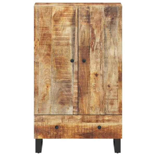 Aparador con cajón hierro y madera maciza mango 60x33x100 cm M 3