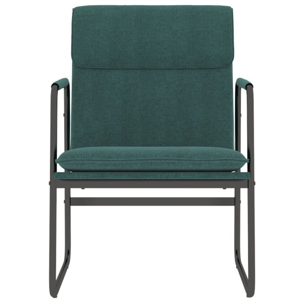 Sillón de relax tela verde oscuro 55x64x80 cm M 3