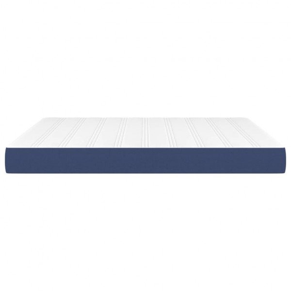 Colchón de muelles ensacados tela azul 180x200x20 cm M 4