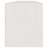 Armario de pared 2 uds madera maciza de pino blanco 80x30x35 cm 5