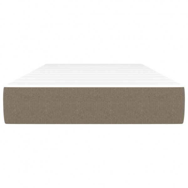 Colchão de molas ensacadas 90x200x20cm tecido cinza-acastanhado M 3