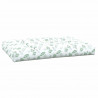 Almofada para paletes tecido estampado de folhas 120x80x12 cm 4