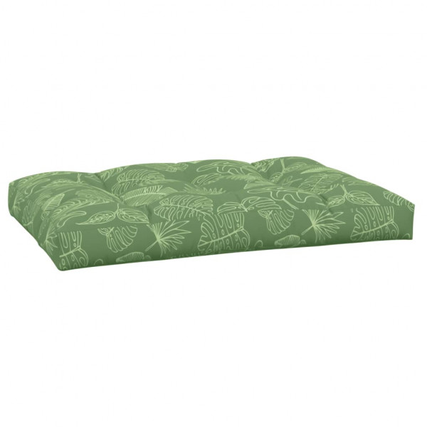 Almofada para paletes tecido estampado de folhas 120x80x12 cm M 4