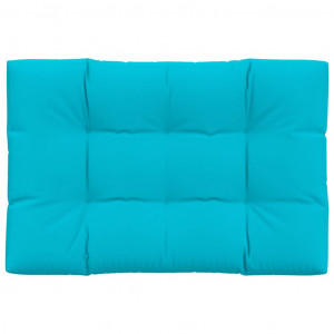 Almofadão para sofá de paletes 120x80x12 cm tecido turquesa H