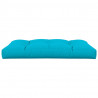 Cojín para palés tela turquesa 120x80x12 cm 5