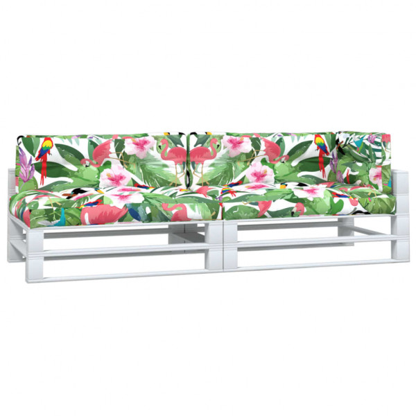 Almofadões p/ paletes 2 pcs tecido multicolor M 3