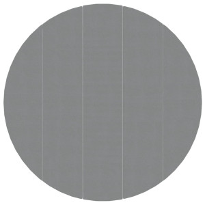 Tapiz de suelo piscina geotextil de poliéster gris claro Ø550cm H