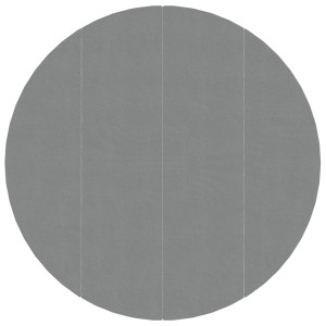 Pano para chão de piscinas Ø428 cm poliéster geotêxtil cinza H