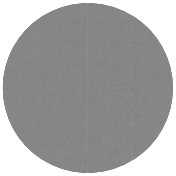 Pano para chão de piscinas Ø428 cm poliéster geotêxtil cinza M 2