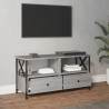 Móvel de televisão de ferro e madeira grey Sonoma 90x33x45 cm 3