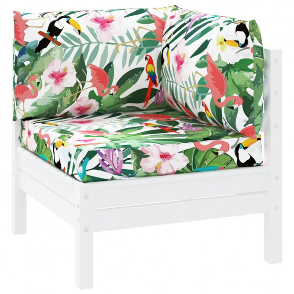 Cojines para palés 3 piezas tela Oxford multicolor M 3