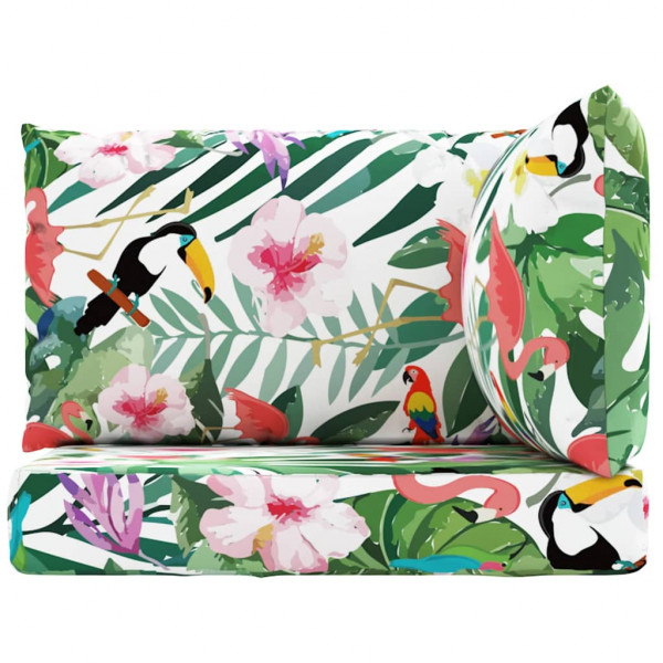 Cojines para palés 3 piezas tela Oxford multicolor M 4