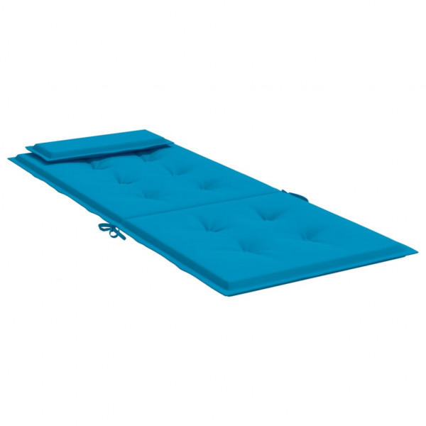 Cojines de silla con respaldo alto 6 uds tela Oxford azul claro M 5