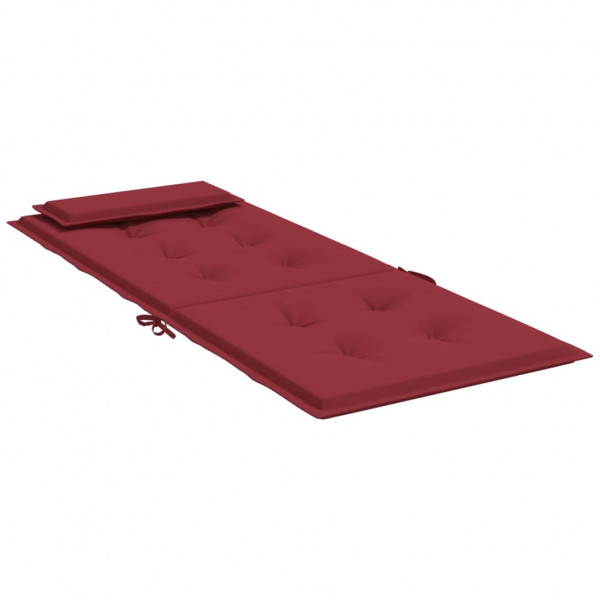 Almofadões p/ cadeira encosto alto 6 pcs oxford vermelho tinto M 5