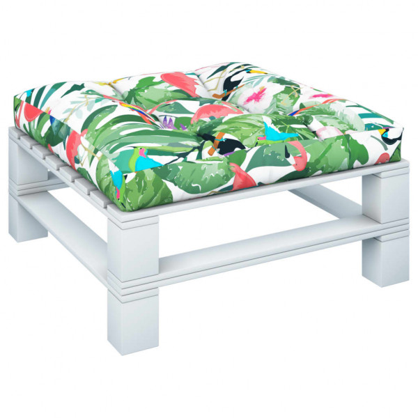 Almofadão para sofá de paletes 80x80x12 cm tecido multicolorido M 3