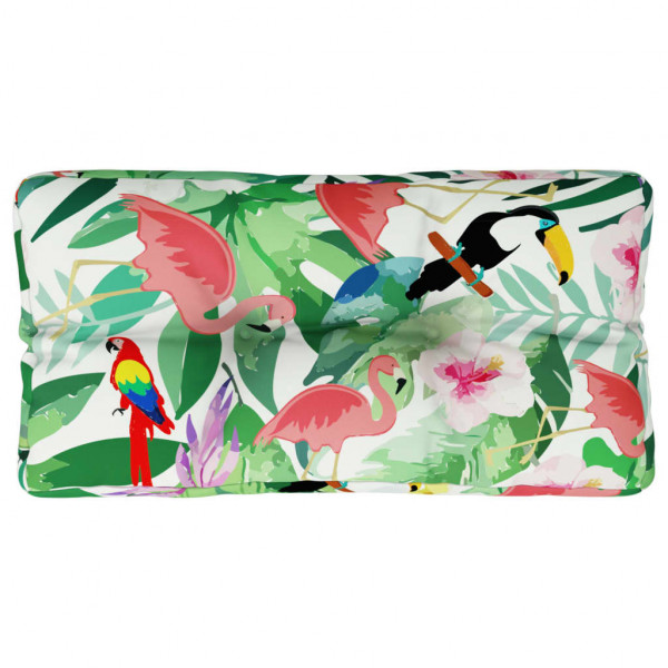 Almofadão para sofá de paletes 80x40x12 cm tecido multicolorido M 2