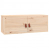 Armarios de pared 2 uds madera maciza de pino 80x30x30 cm 3