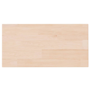 Tabla de estantería madera maciza roble sin tratar 40x20x1.5 cm H
