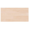 Tabla de estantería madera maciza roble sin tratar 40x20x1.5 cm 2